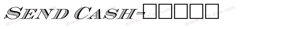 Send Cash字体转换